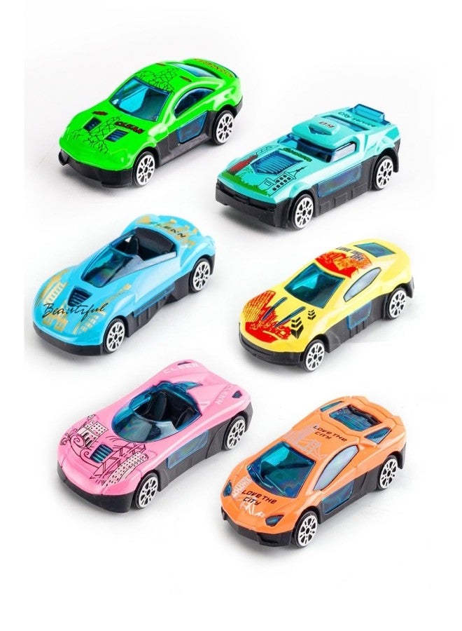Jack Royal 6 PC Set Model Alloy Vehicle Model Metal Cars Vehicles, Car Play Set for Toddlers,Boys Die-Cast Car Set - Image 2